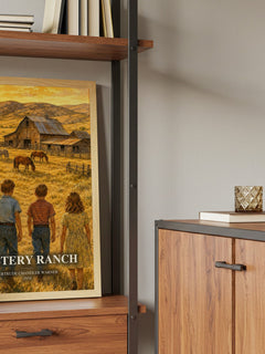 Mystery Ranch book watercolour illustration paper finish options – matte satin gloss