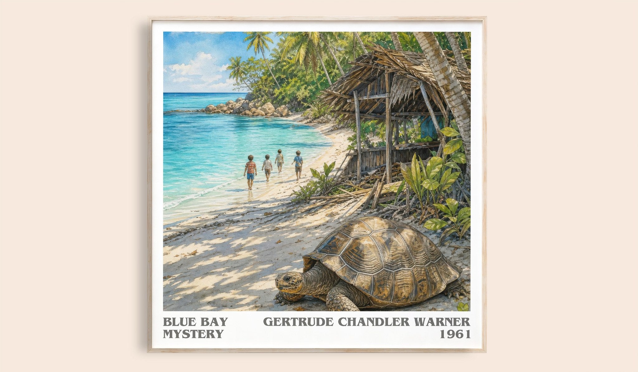 Blue Bay Mystery Literary Art Print by Gertrude Chandler Warner