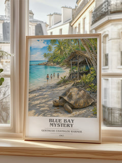 Blue Bay Mystery book cover poster colour and style options – Gertrude Chandler Warner book art