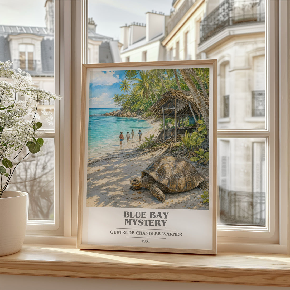 Blue Bay Mystery book cover poster colour and style options – Gertrude Chandler Warner book art