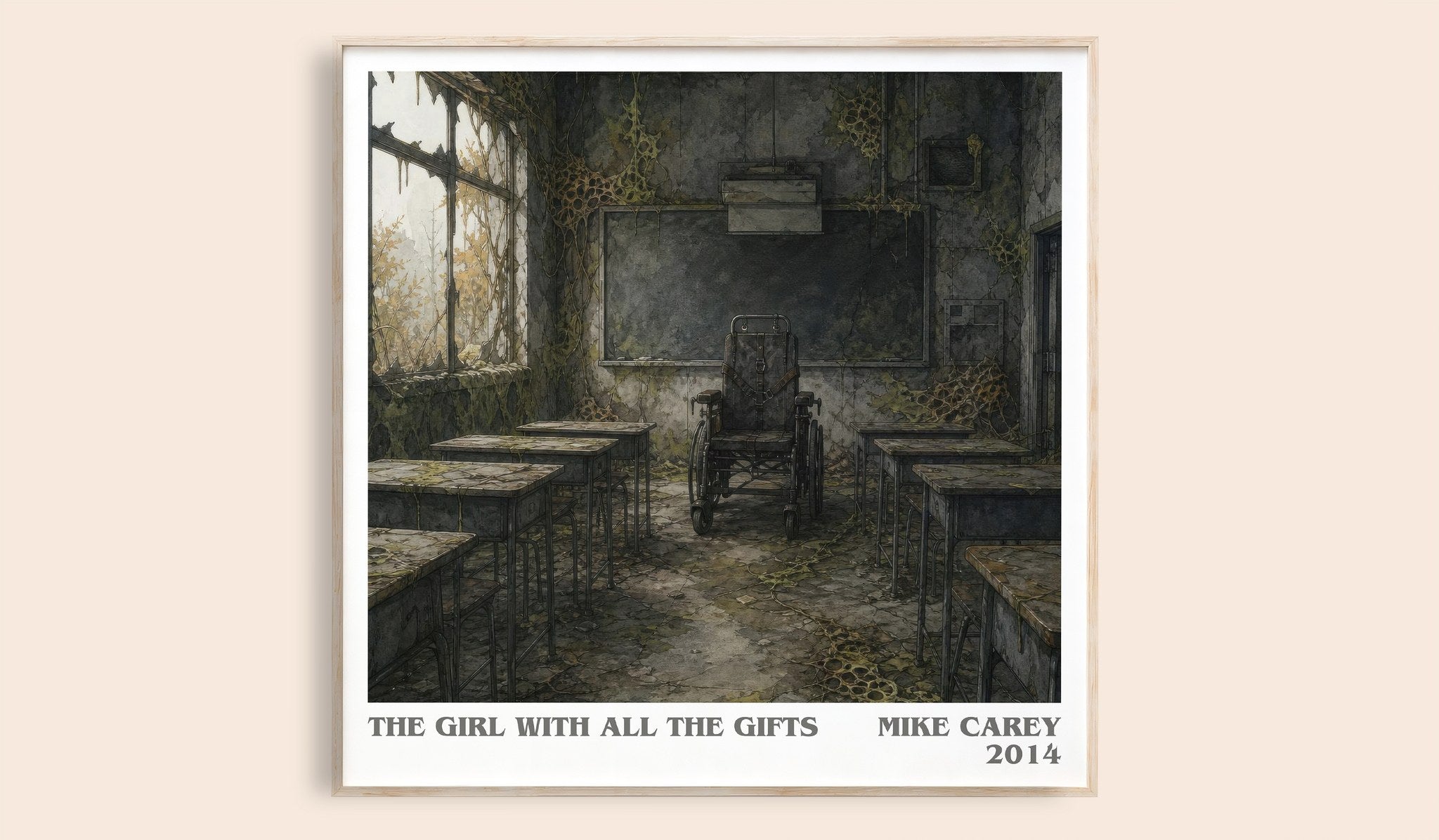 The Girl with All the Gifts Literary Art Print by Mike Carey