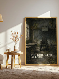 The Girl with All the Gifts watercolour print in frame leaning in hallway – dystopian wall art