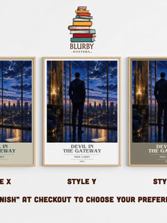 Devil in the Gateway Book Cover Poster by Mike Carey – Style X, Y and Z side by side – choose your finish
