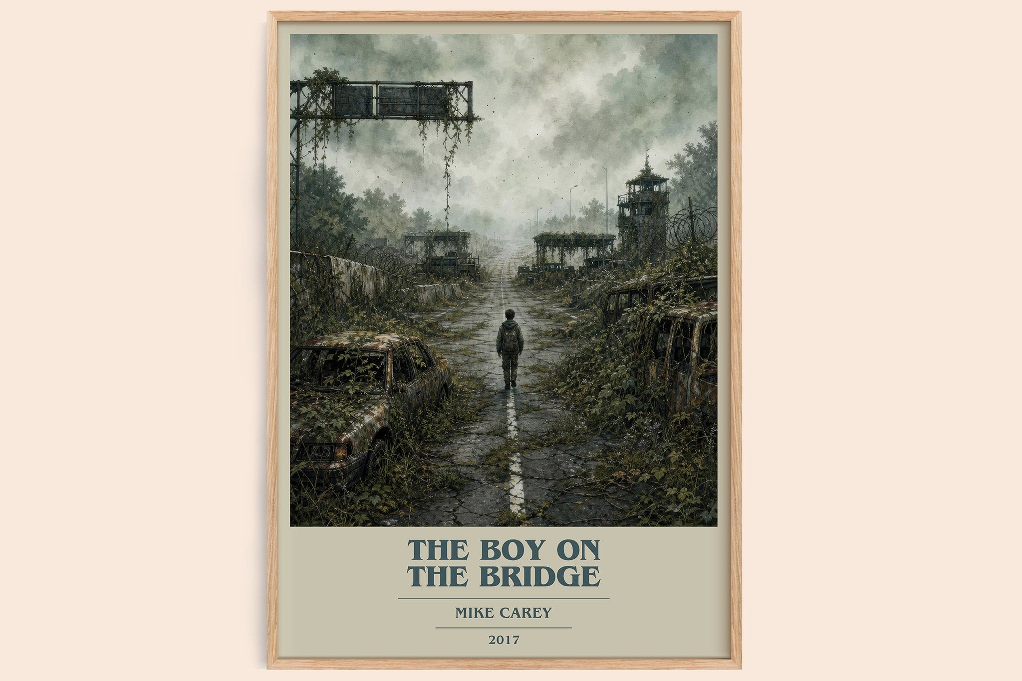The boy on the bridge Book Cover Poster by Mike Carey
