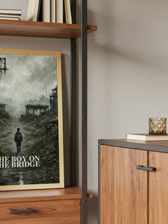 The boy on the bridge book watercolour illustration paper finish options – matte satin gloss