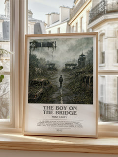 The boy on the bridge bookish poster colour and style options – Mike Carey book art