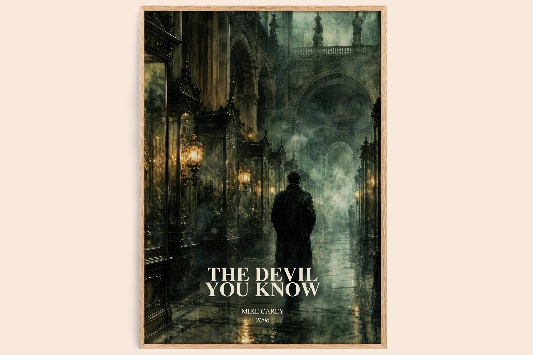 The Devil You Know Book Watercolour Illustration by Mike Carey