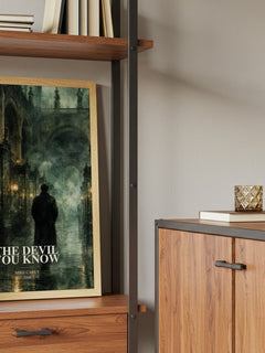 The Devil You Know book watercolour illustration paper finish options – matte satin gloss