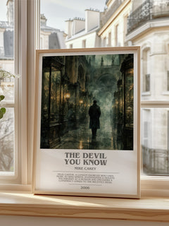 The Devil You Know bookish poster colour and style options – Mike Carey book art