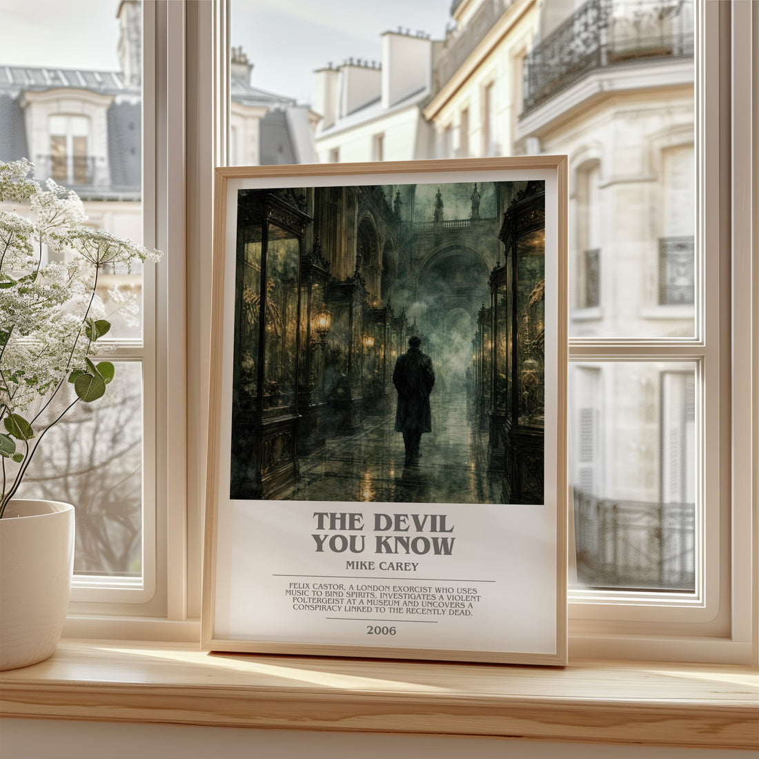 The Devil You Know bookish poster colour and style options – Mike Carey book art