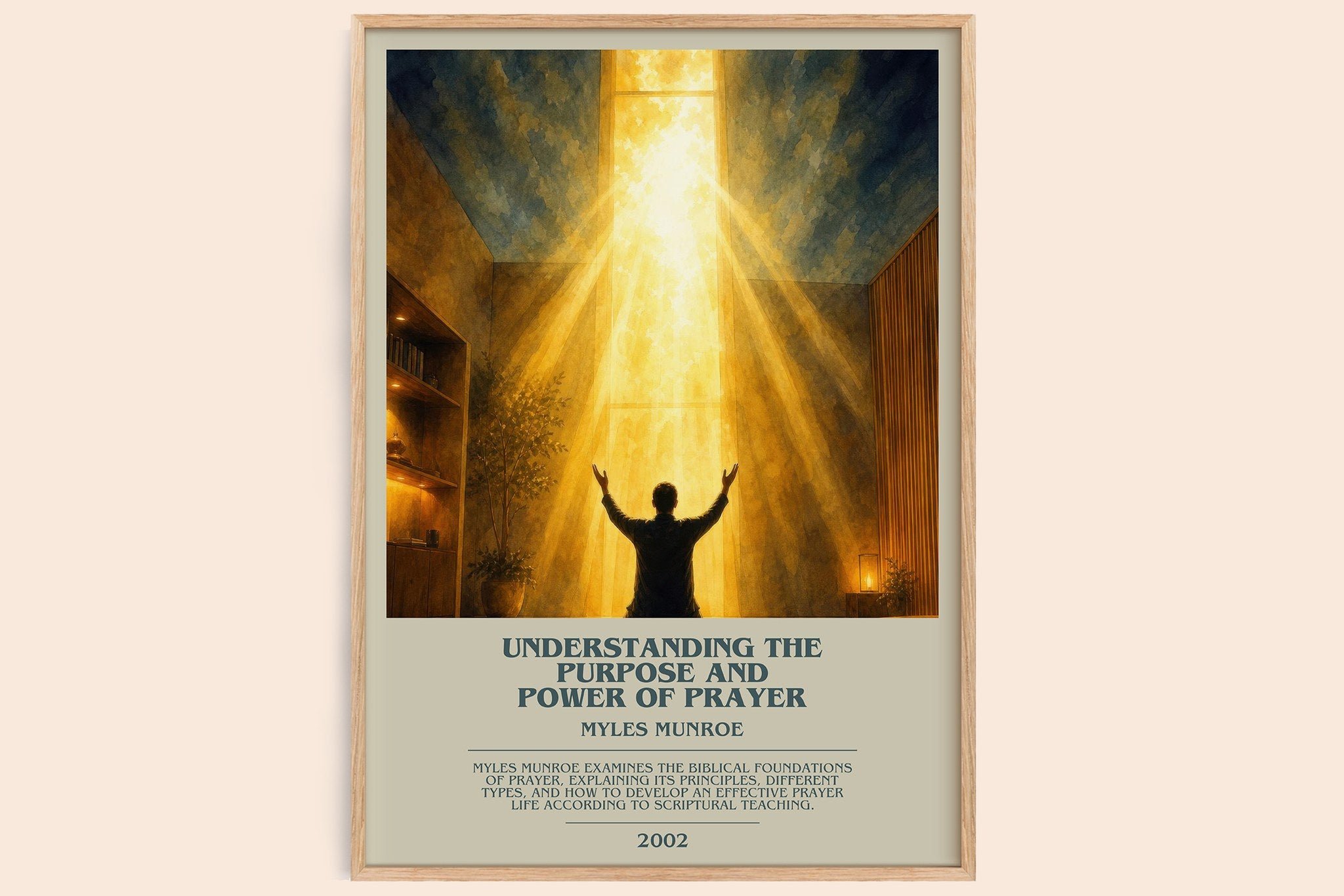 Understanding the Purpose and Power of Prayer Bookish Wall Art by Myles Munroe