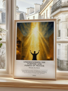 Understanding the Purpose and Power of Prayer bookish poster colour and style options – Myles Munroe book art