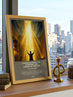Understanding the Purpose and Power of Prayer bookish print framed by window – literary home decor