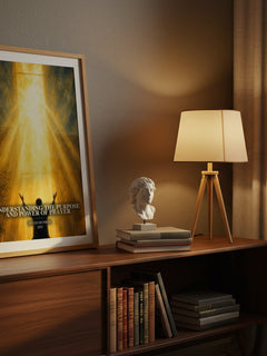 Understanding the Purpose and Power of Prayer watercolour print on bookshelf – Myles Munroe fan gift
