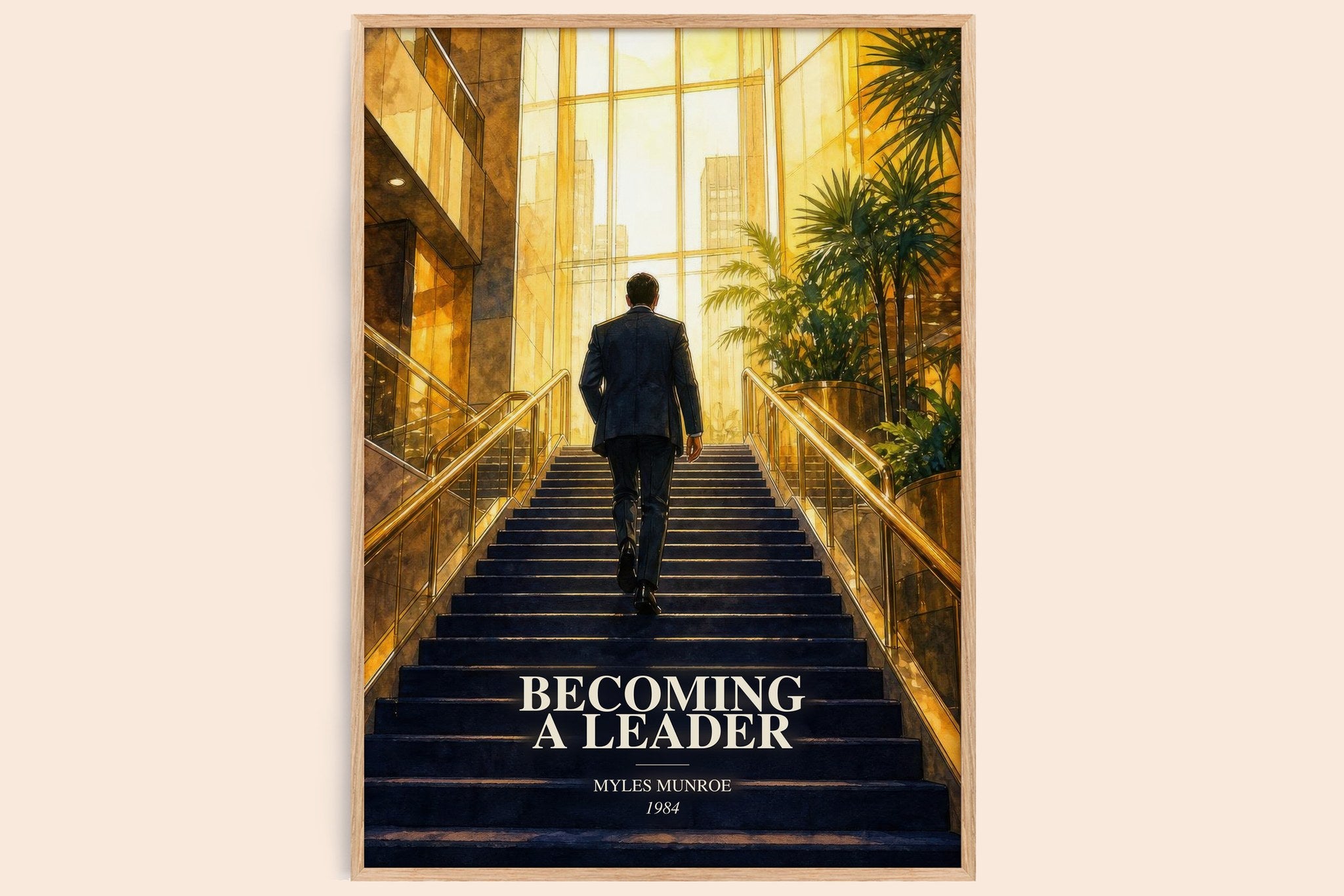 Becoming a leader Book Watercolour Illustration by Myles Munroe