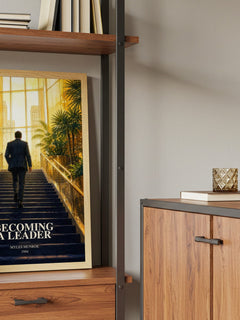 Becoming a leader book watercolour illustration paper finish options – matte satin gloss