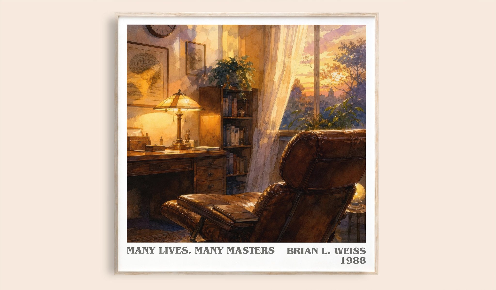 Many Lives, Many Masters Literary Art Print by Brian L. Weiss