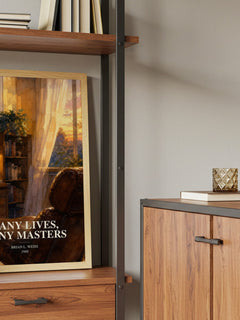 Many Lives, Many Masters book watercolour illustration paper finish options – matte satin gloss