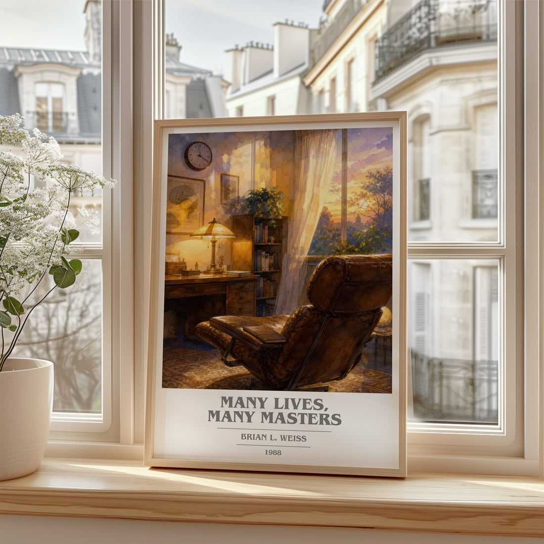 Many Lives, Many Masters book cover poster colour and style options – Brian L. Weiss book art