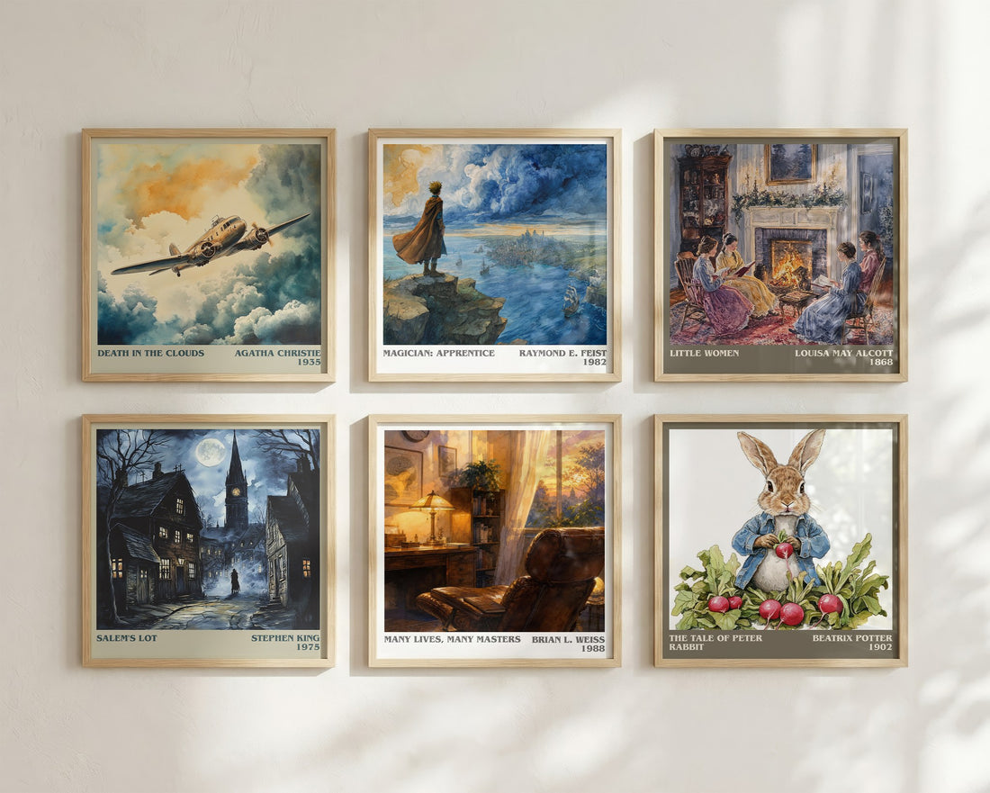 Many Lives, Many Masters literary art print colour and style options – Brian L. Weiss book art