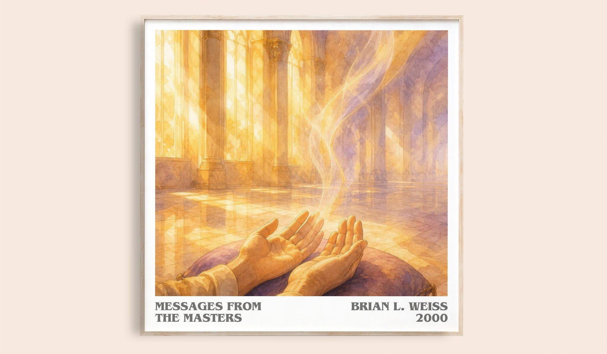Messages from the masters Literary Art Print by Brian L. Weiss
