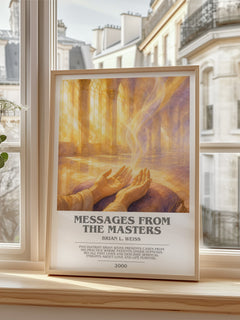 Messages from the masters bookish poster colour and style options – Brian L. Weiss book art