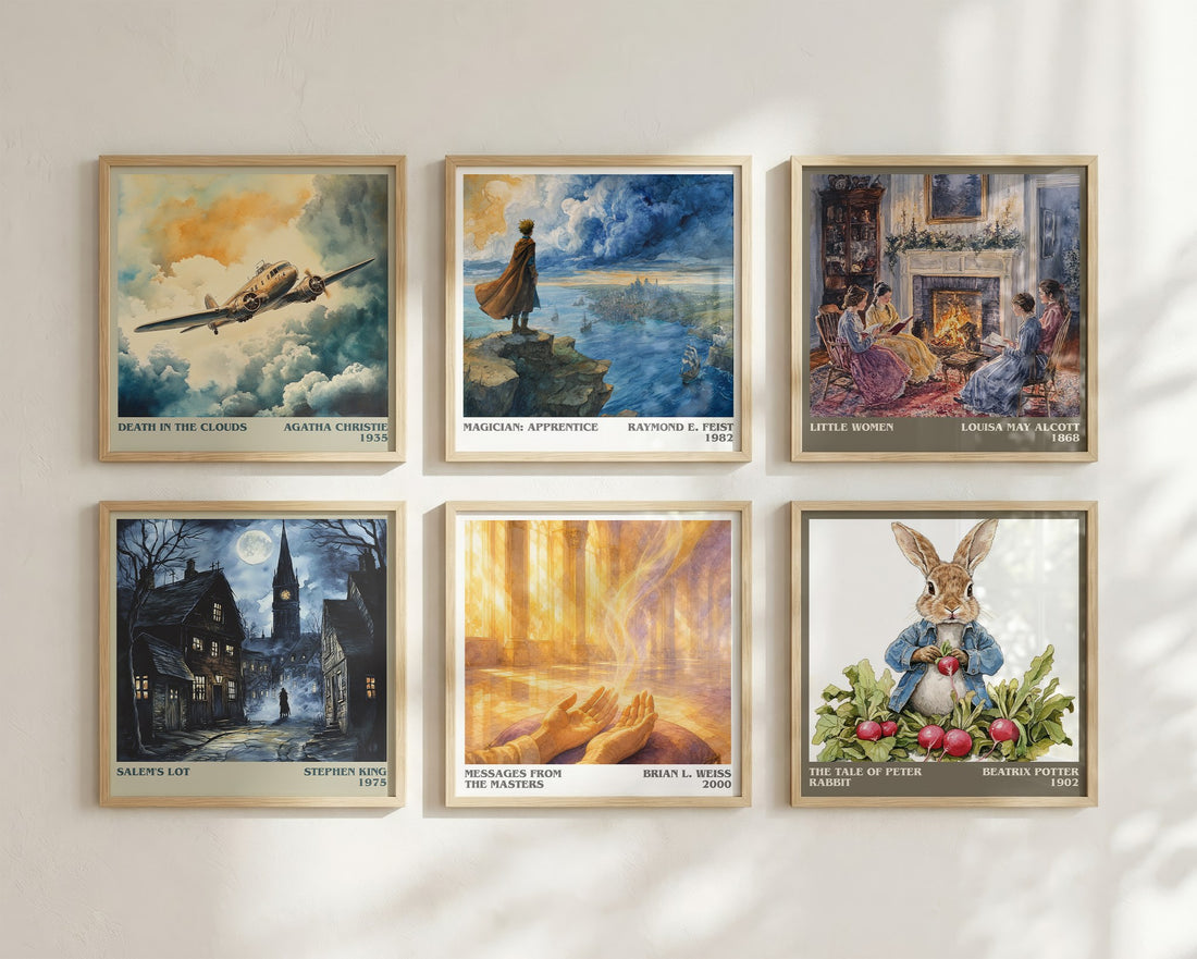 Messages from the masters literary art print colour and style options – Brian L. Weiss book art