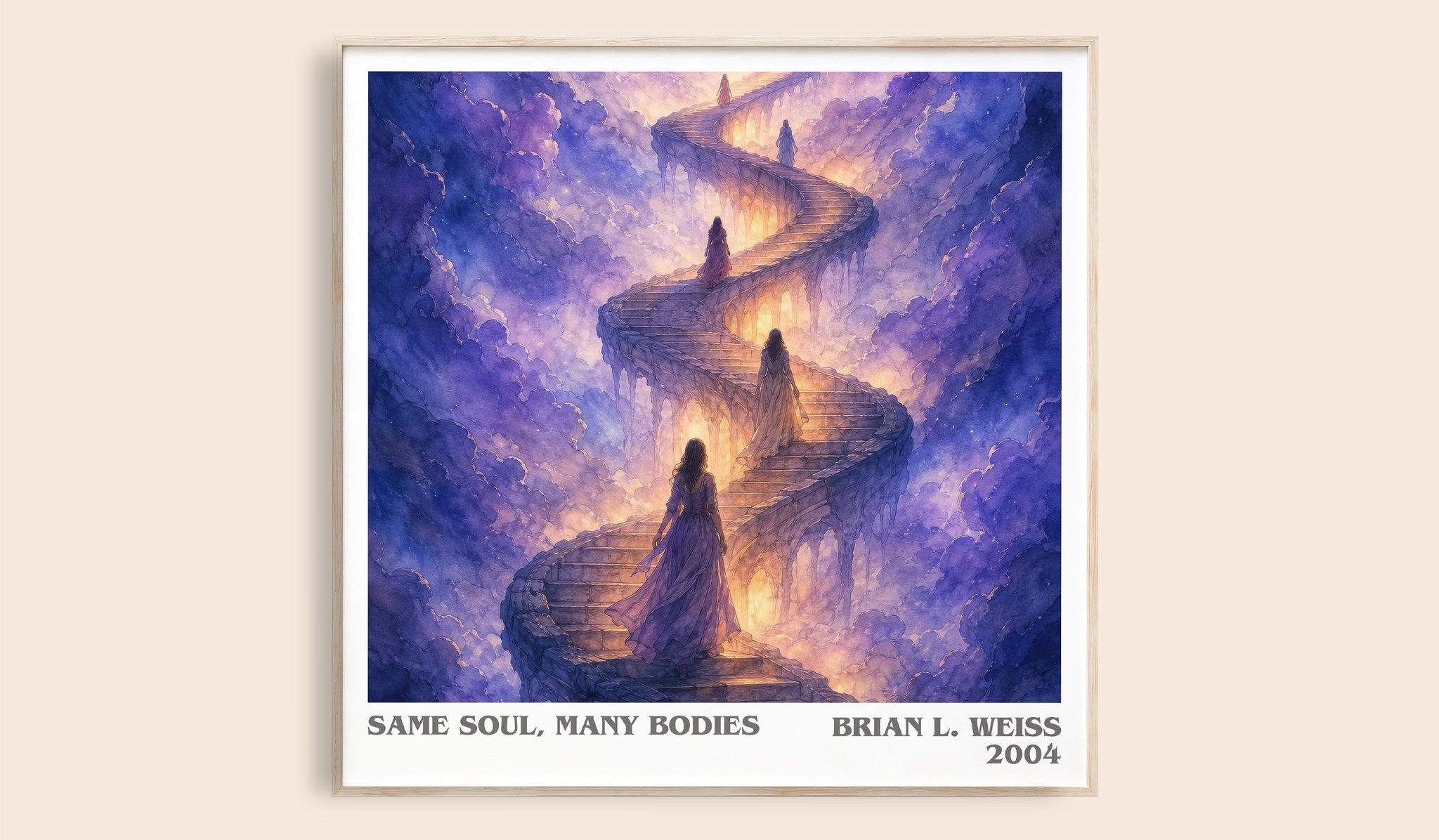 Same Soul, Many Bodies Literary Art Print by Brian L. Weiss