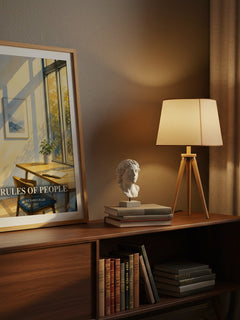 Rules of People watercolour print on bookshelf – Richard Craze fan gift