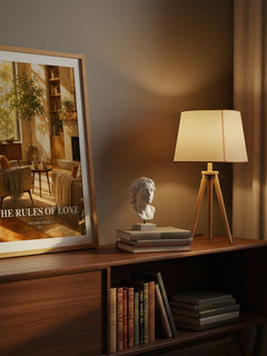 The Rules of Love watercolour print on bookshelf – Richard Craze fan gift