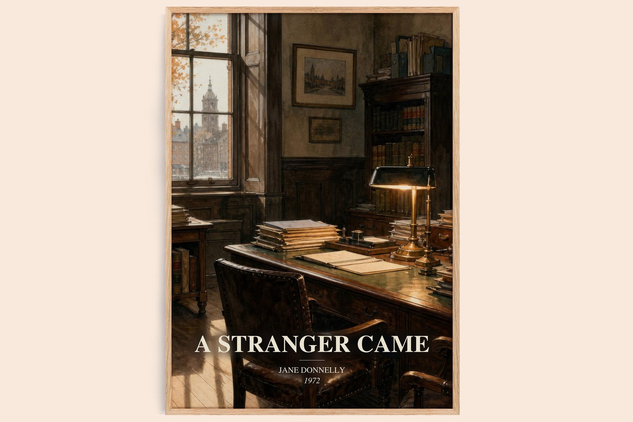 A Stranger Came Book Watercolour Illustration by Jane Donnelly