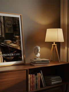 A Stranger Came watercolour print on bookshelf – Jane Donnelly fan gift