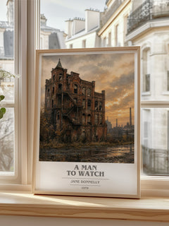 A Man to Watch book cover poster colour and style options – Jane Donnelly book art