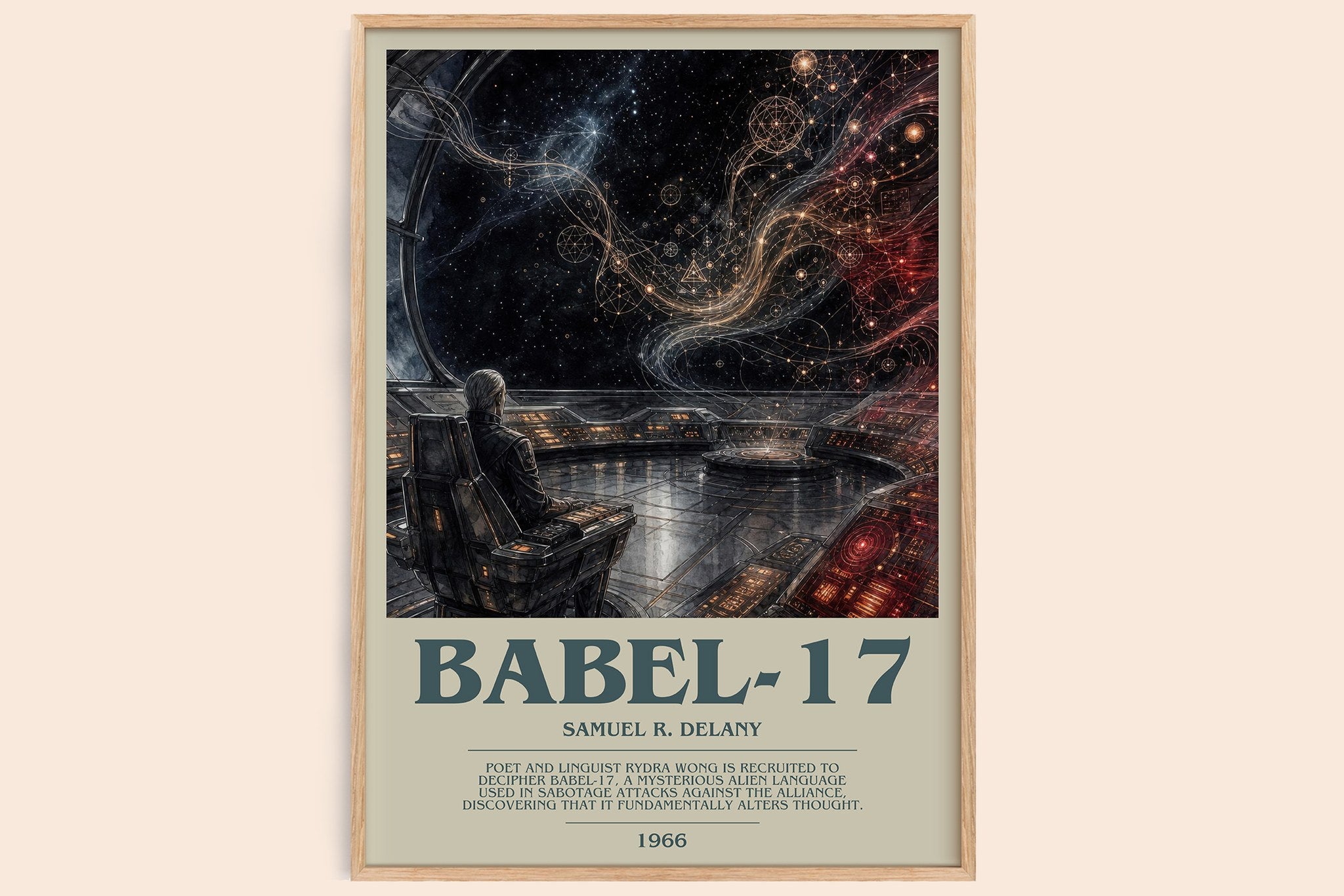 Babel-17 Bookish Wall Art by Samuel R. Delany