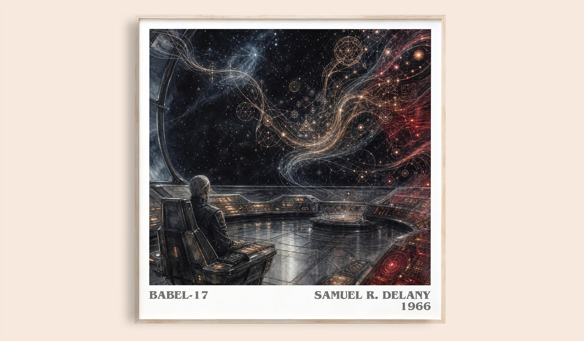 Babel-17 Literary Art Print by Samuel R. Delany
