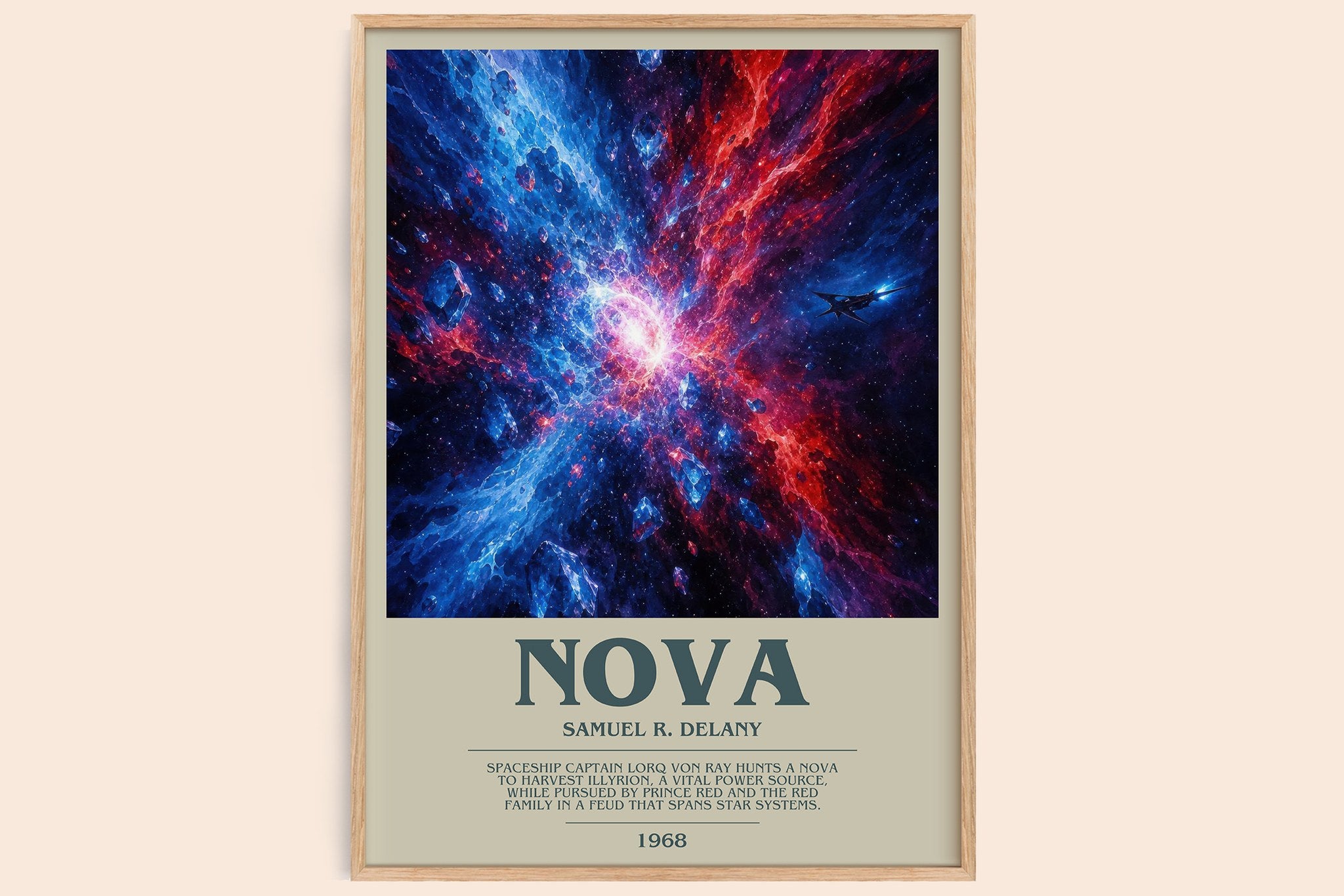 Nova Bookish Wall Art by Samuel R. Delany