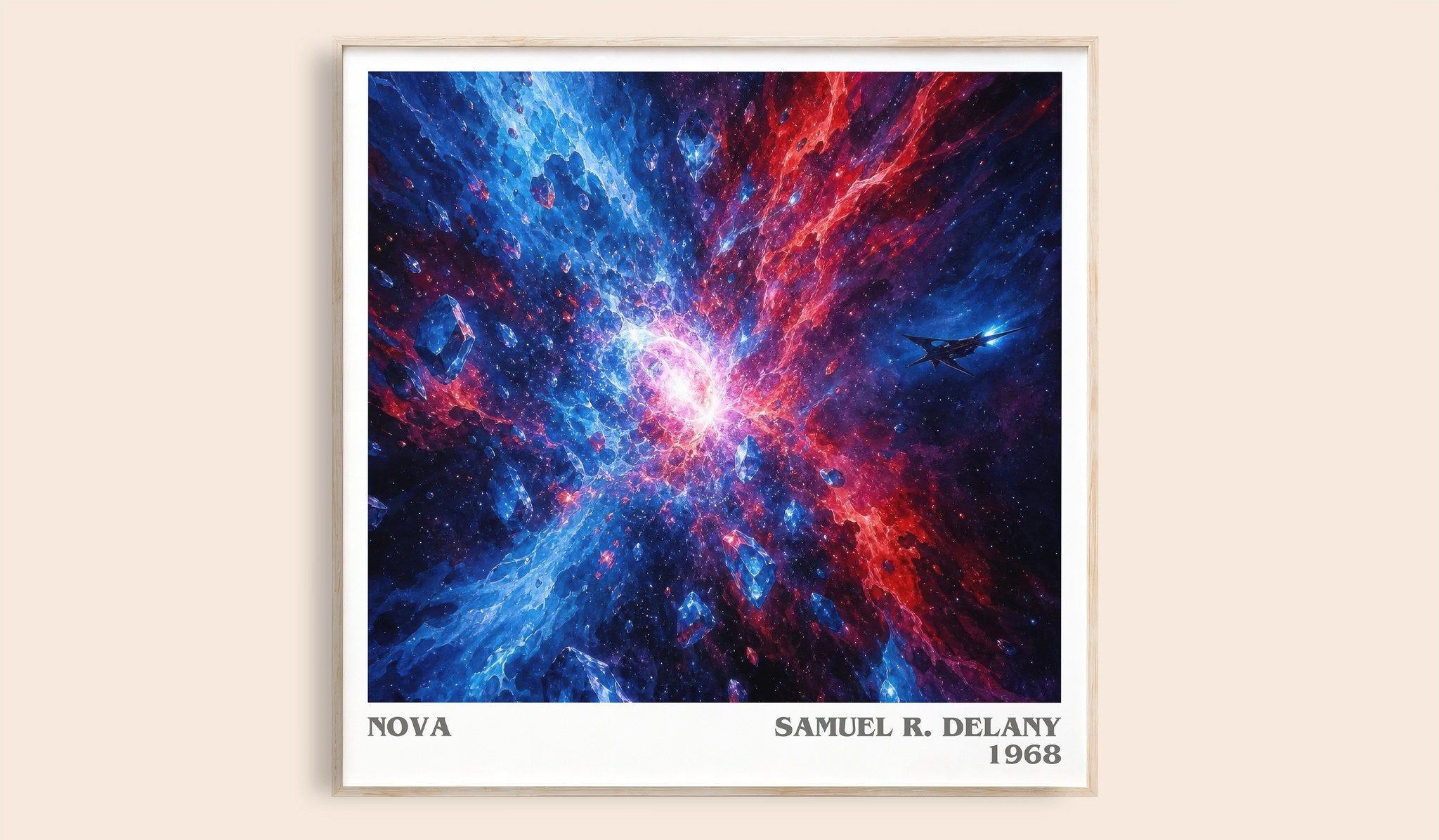 Nova Literary Art Print by Samuel R. Delany