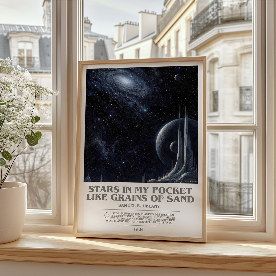 Stars in my pocket like grains of sand bookish poster colour and style options – Samuel R. Delany book art