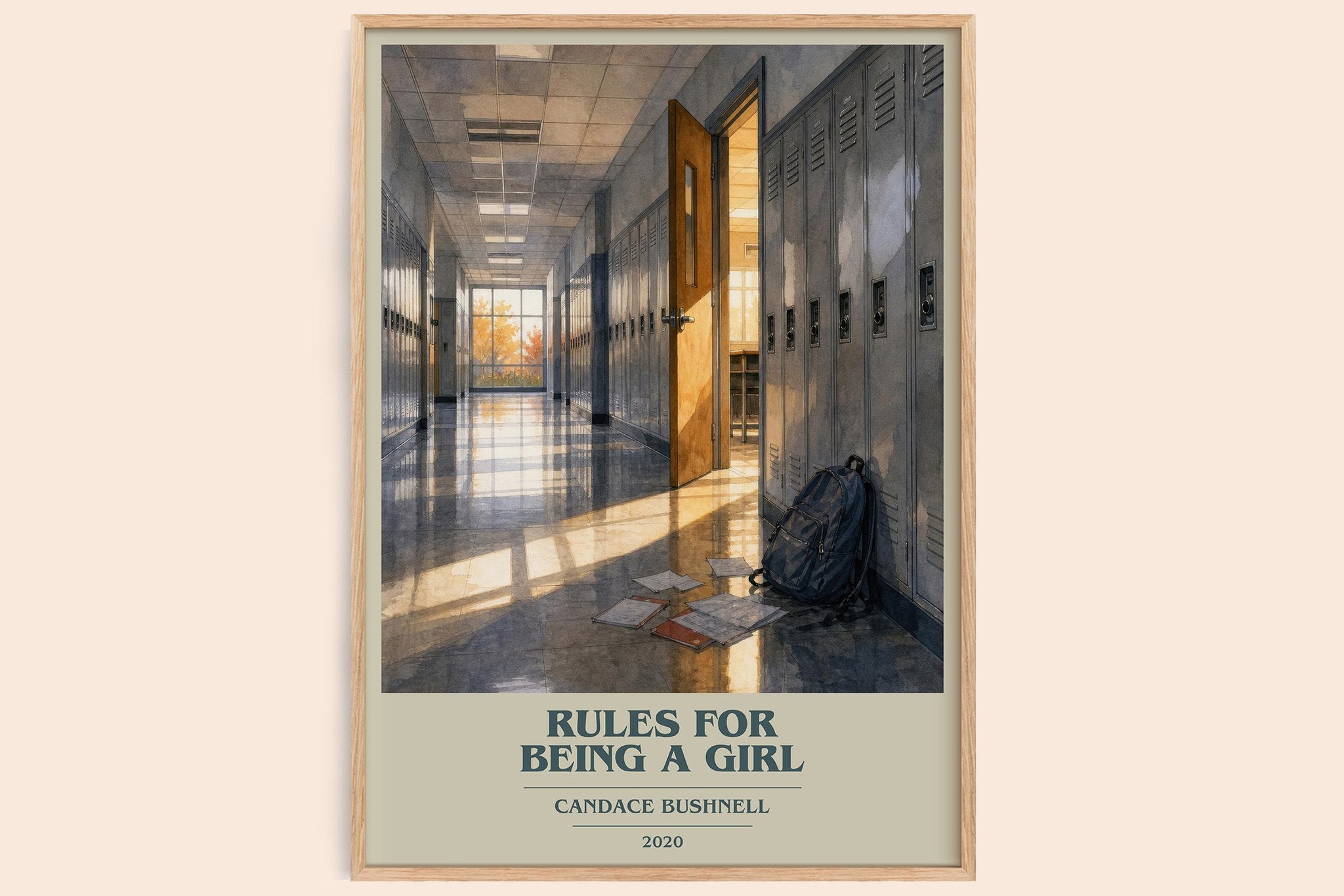 Rules for Being a Girl Book Cover Poster by Candace Bushnell