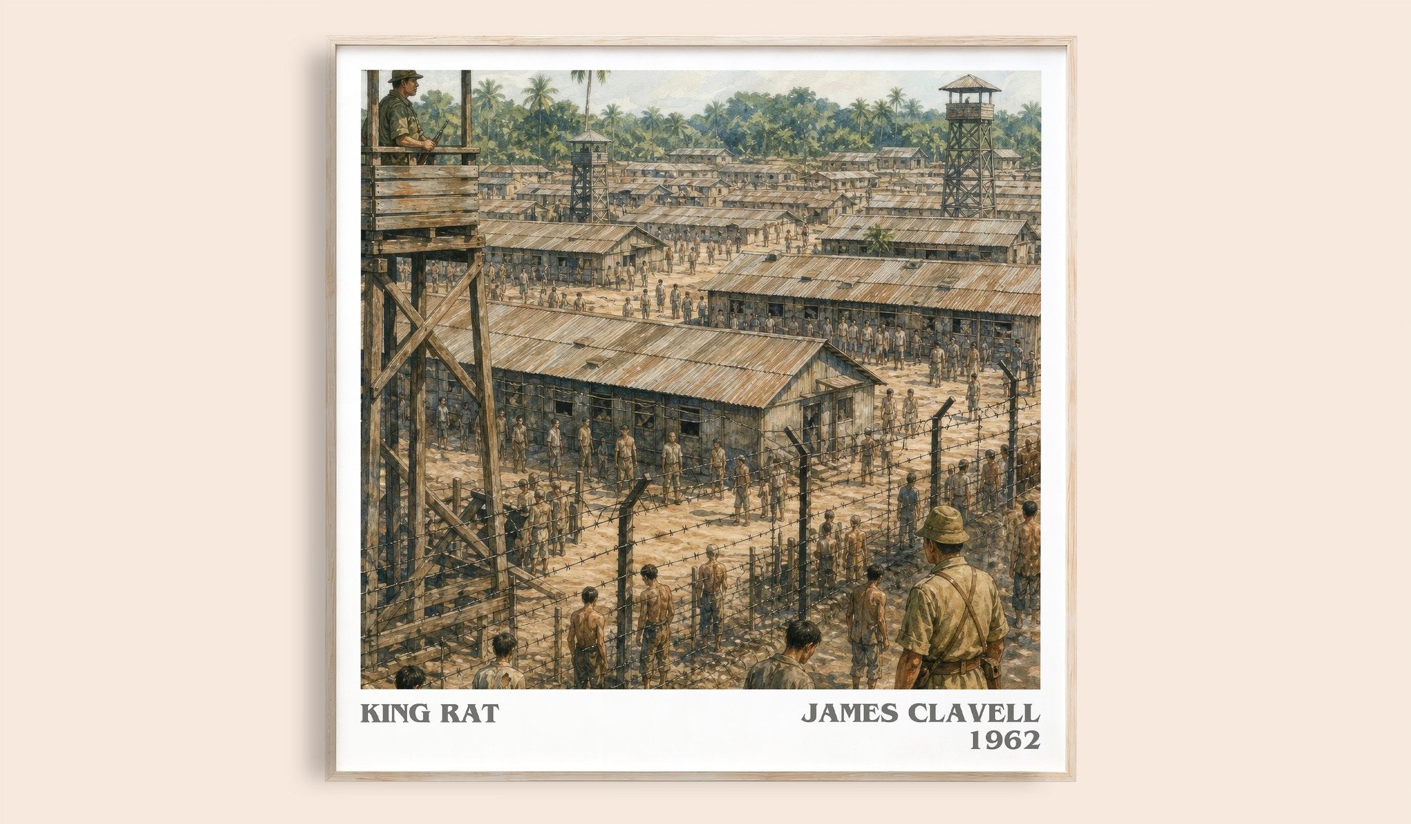 King Rat Literary Art Print by James Clavell