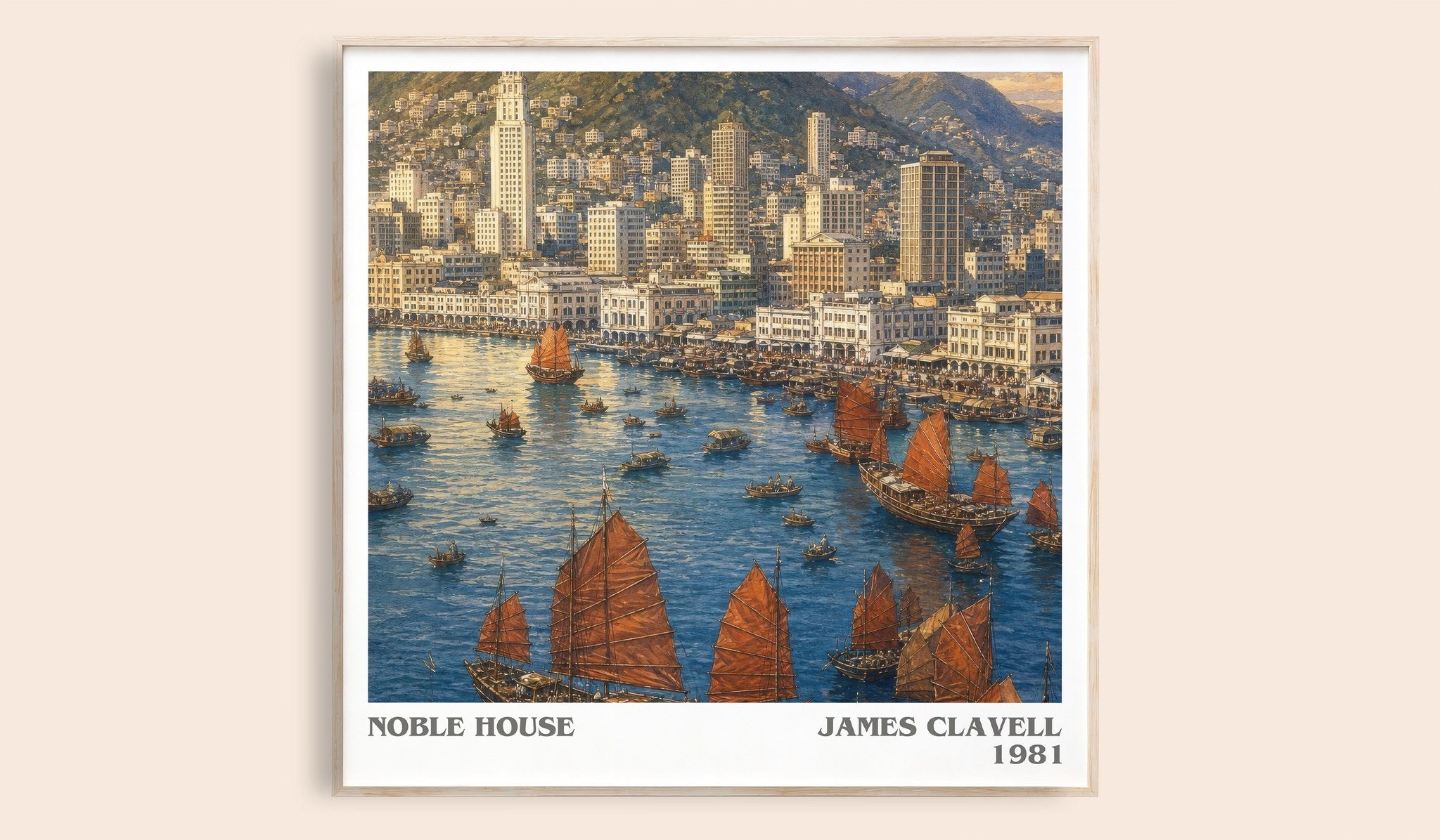 Noble House Literary Art Print by James Clavell