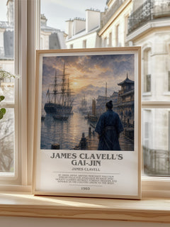 James Clavell's Gai-Jin bookish poster colour and style options – James Clavell book art