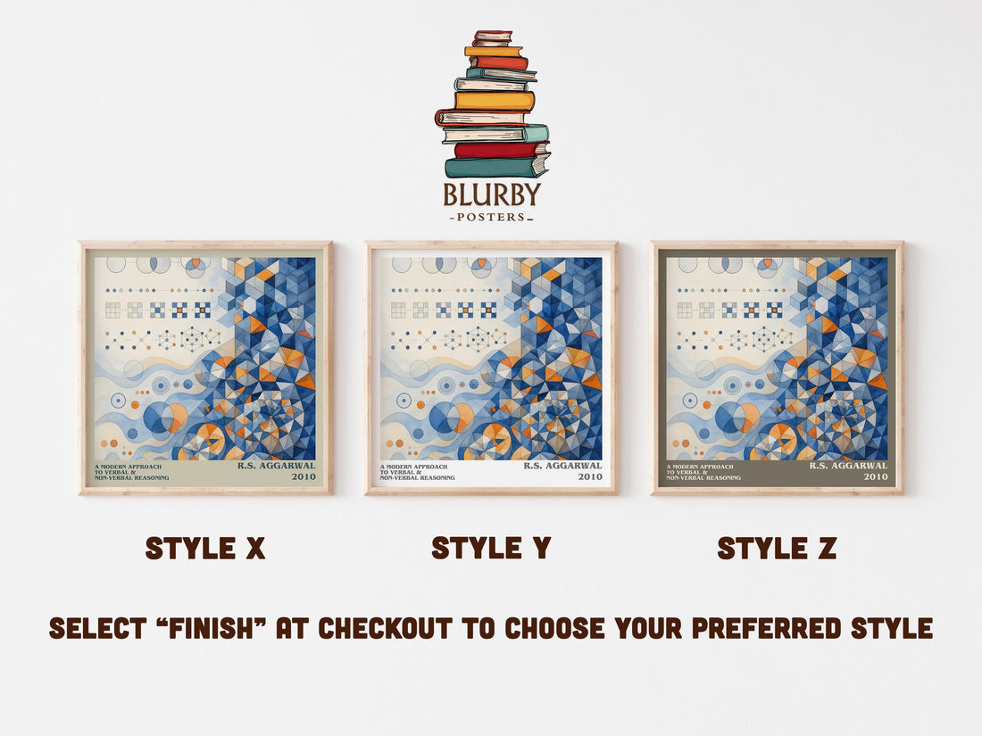 A Modern Approach to Verbal & Non-Verbal Reasoning literary print in frame leaning in hallway – __new__:educational wall art (mockup)
