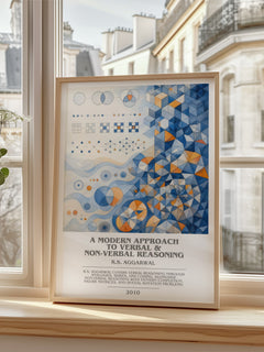 A Modern Approach to Verbal & Non-Verbal Reasoning bookish poster colour and style options – R.S. Aggarwal book art
