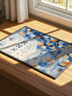 A Modern Approach to Verbal & Non-Verbal Reasoning watercolour book poster framed on wall – __new__:educational wall art
