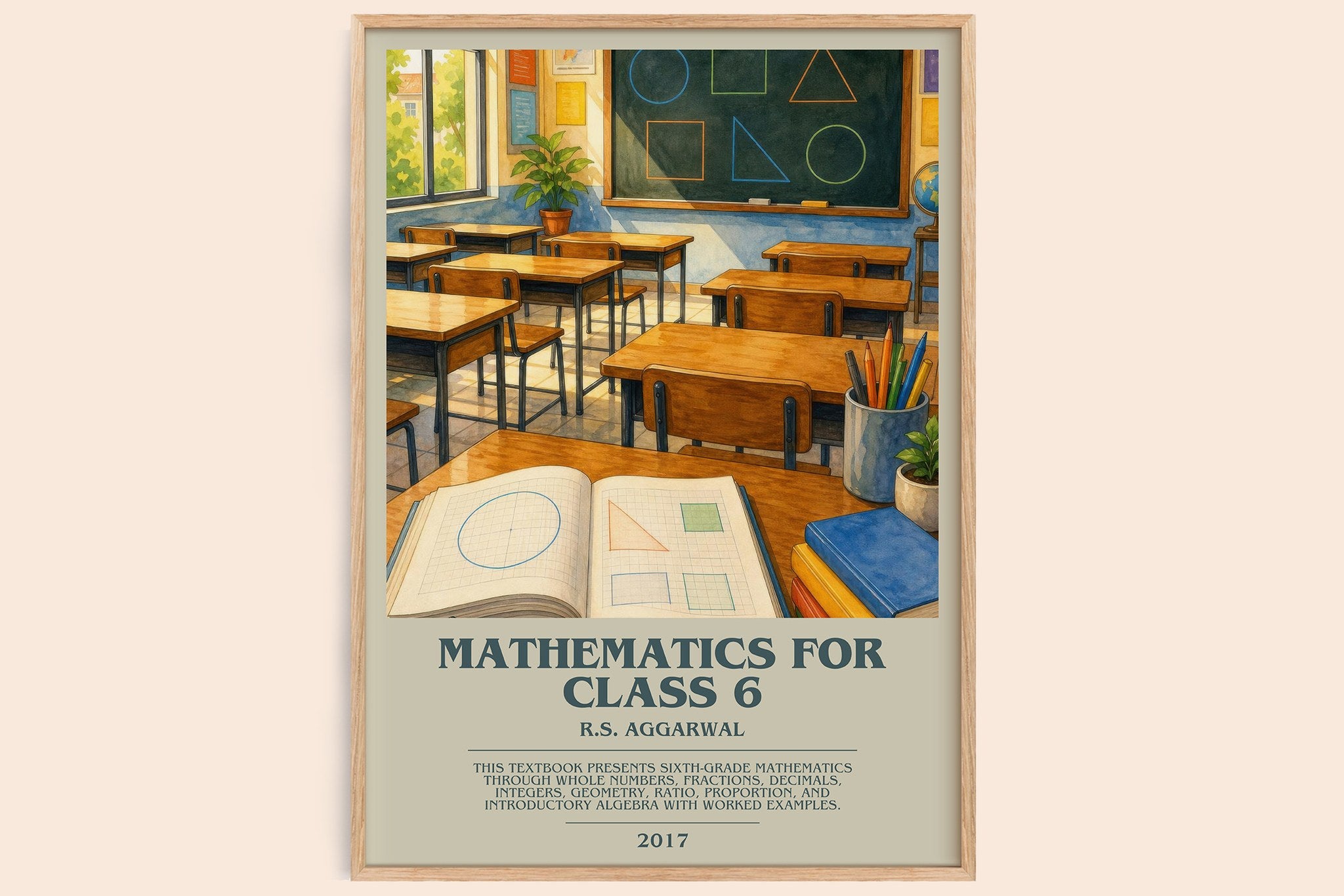 Mathematics For Class 6 Bookish Wall Art by R.S. Aggarwal