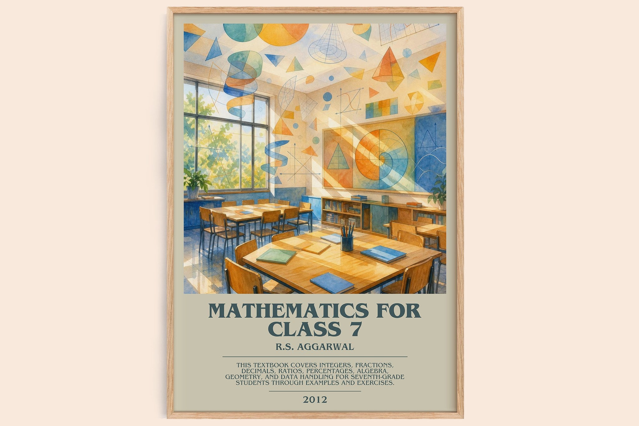 Mathematics For Class 7 Bookish Wall Art by R.S. Aggarwal