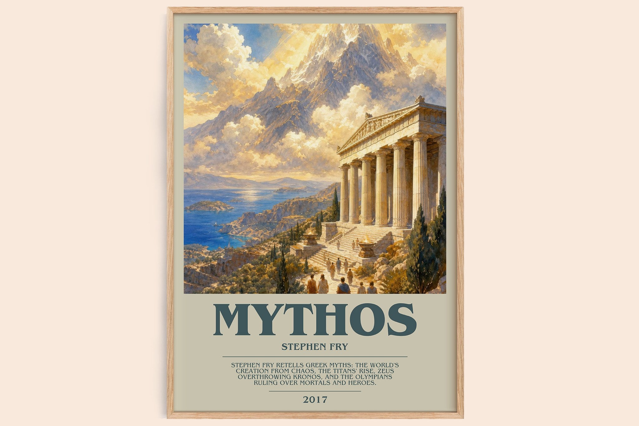 Mythos Bookish Wall Art by Stephen Fry