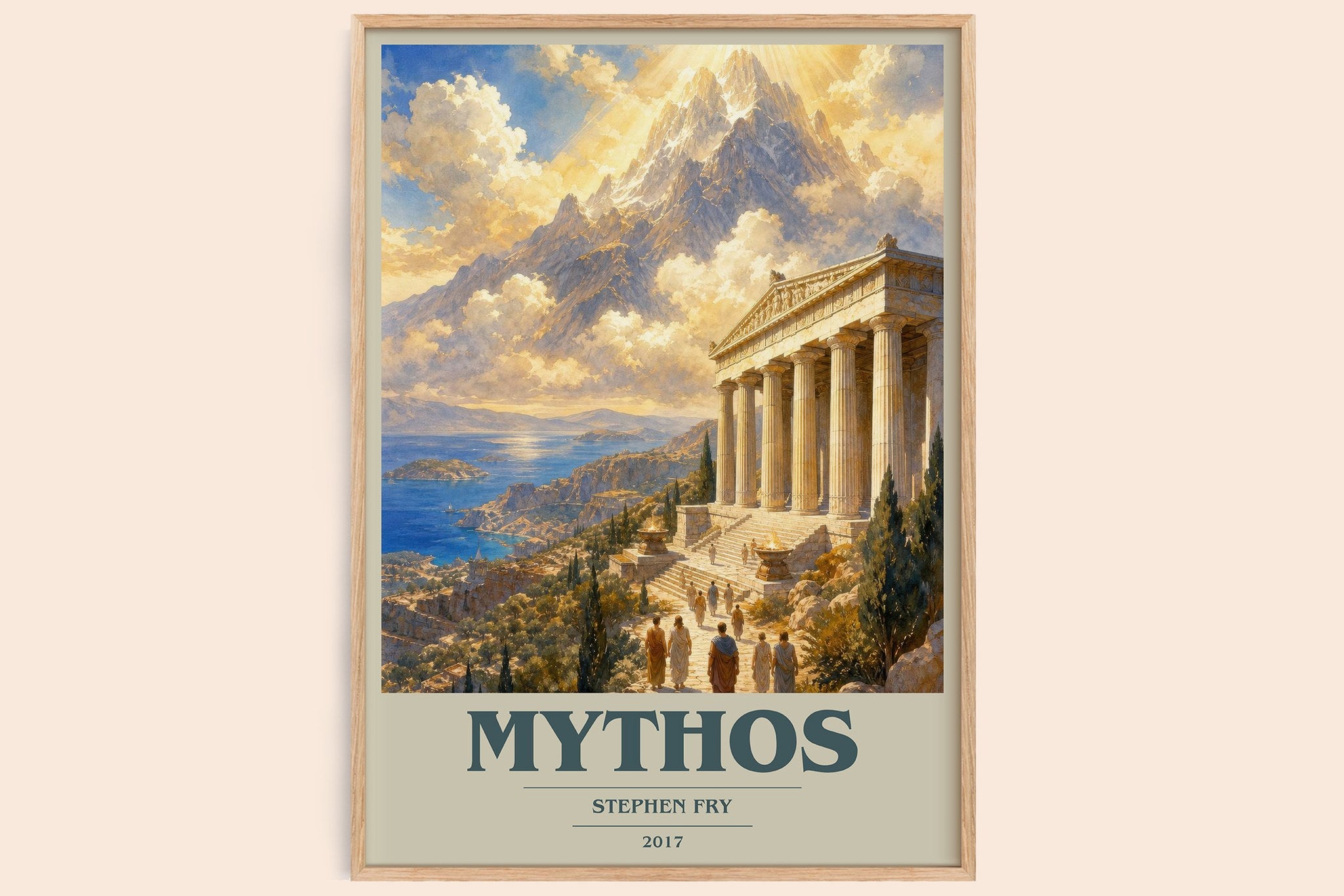 Mythos Book Cover Poster by Stephen Fry