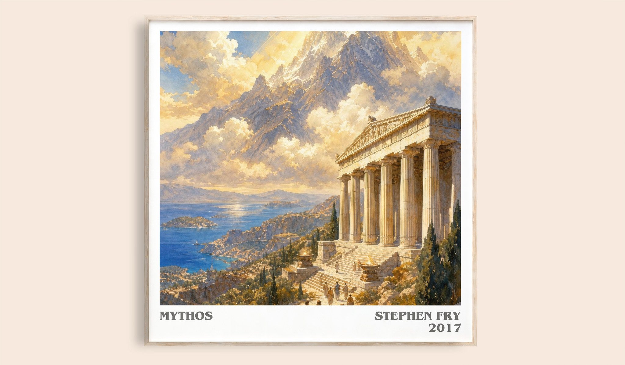 Mythos Literary Art Print by Stephen Fry